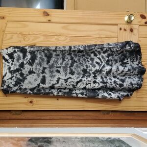 Soul Flower tie dye hi-low skirt.